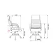 Кресло руководителя Бюрократ T-8010SL/BLACK черный искусственная кожа крестовина хром. Фото товара с разных ракурсов.