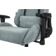 Кресло игровое Бюрократ VIKING KNIGHT LT28 FABRIC серо-голубой крестовина металл. Фото товара с разных ракурсов.