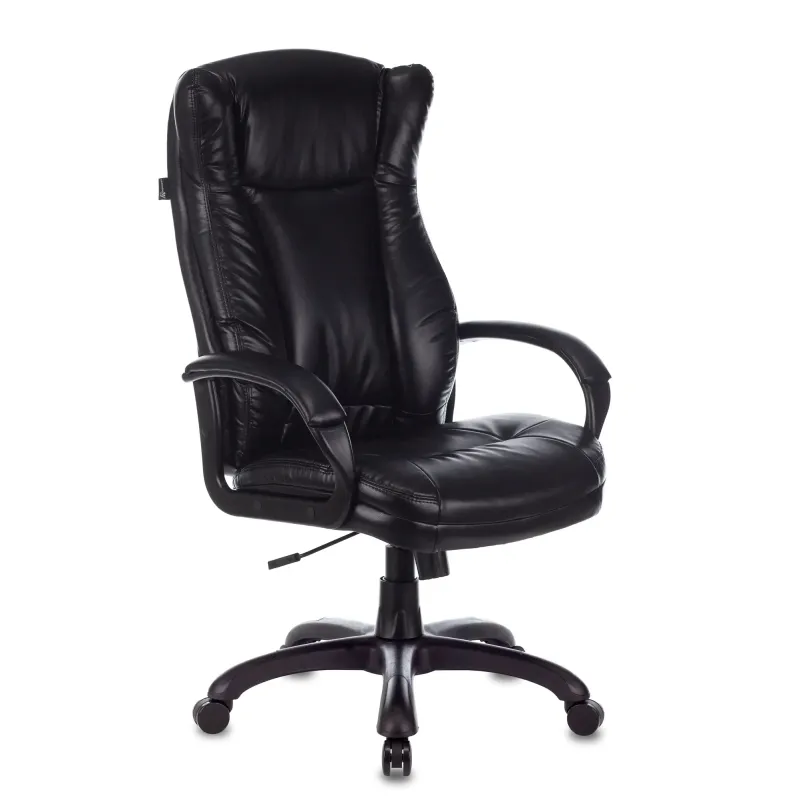 Кресло руководителя Бюрократ CH-879N черный Leather Venge Black искусственная кожа крестовина пластик главное фото