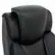 Кресло  PREMIUM "Phantom EX-553", рециклированная кожа, регулируемый подголовник, черное, 532940. Фото товара с разных ракурсов.
