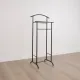 Вешалка-стойка костюмная "Стиль-3", 1080х470х350 мм, металл, черная, ВНП 300 Ч. Фото товара с разных ракурсов.