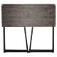 Стол на металлокаркасе BRABIX LOFT CD-001, 800х440х740 мм, складной, цвет морёный дуб, 641209. Фото товара с разных ракурсов.