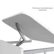 Стол-парта 1-местный, регулируемый угол, СУТ.54-01, 600х500х640-780 мм, рост 4-6, серый каркас, ЛДСП клён. Фото товара с разных ракурсов.