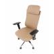 Кресло руководителя Chairman 500LUX Россия экокожа бежевый. Фото товара с разных ракурсов.